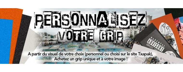 Grip de Skate Personnalisable - Txapak - Fabrication Française